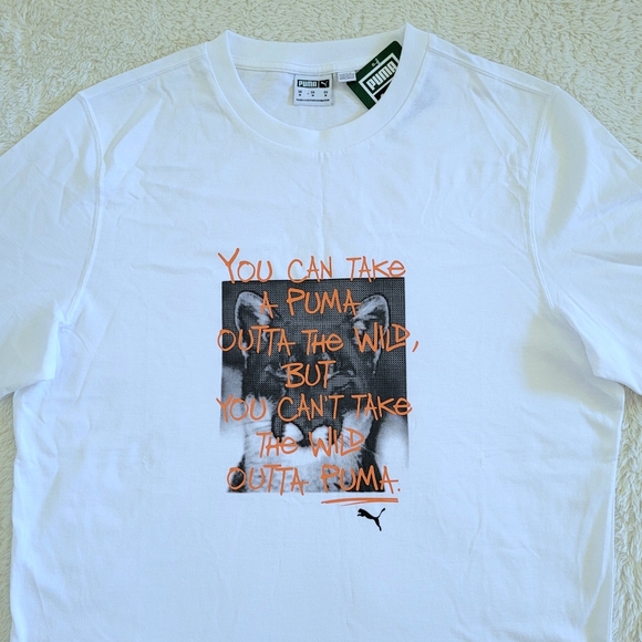 PUMA "Wild Cat"🐈 Graphic Tee👕 - NWT - Picture 12 of 15